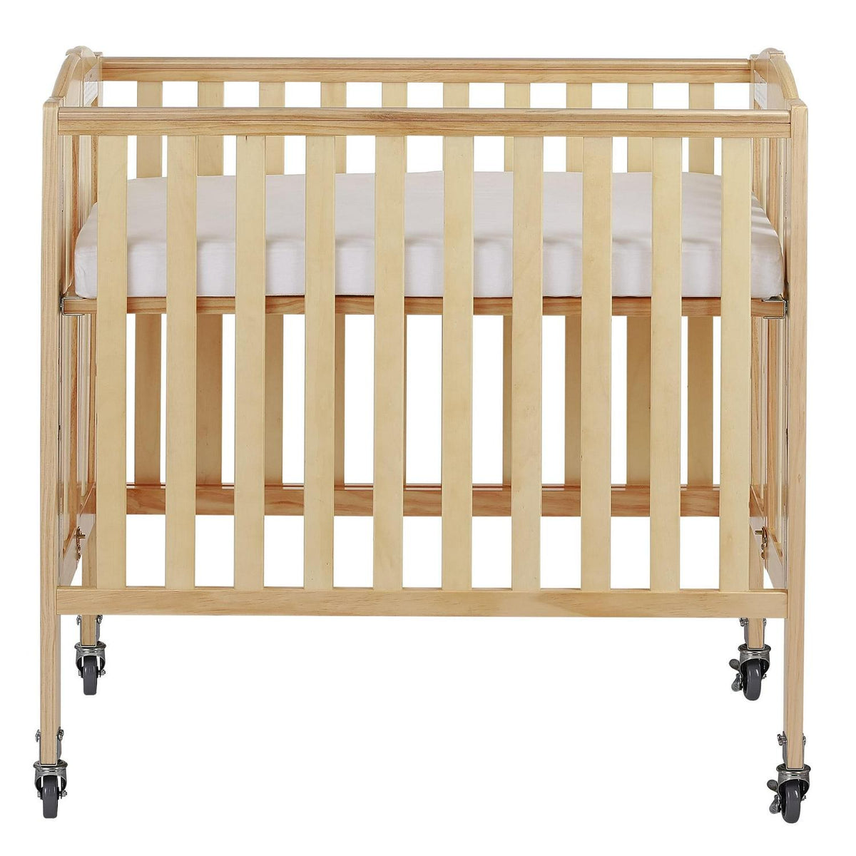 Dream On Me Birch 3-in-1 Folding Portable Mini Crib. Natural
