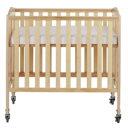 Dream On Me Birch 3-in-1 Folding Portable Mini Crib. Natural