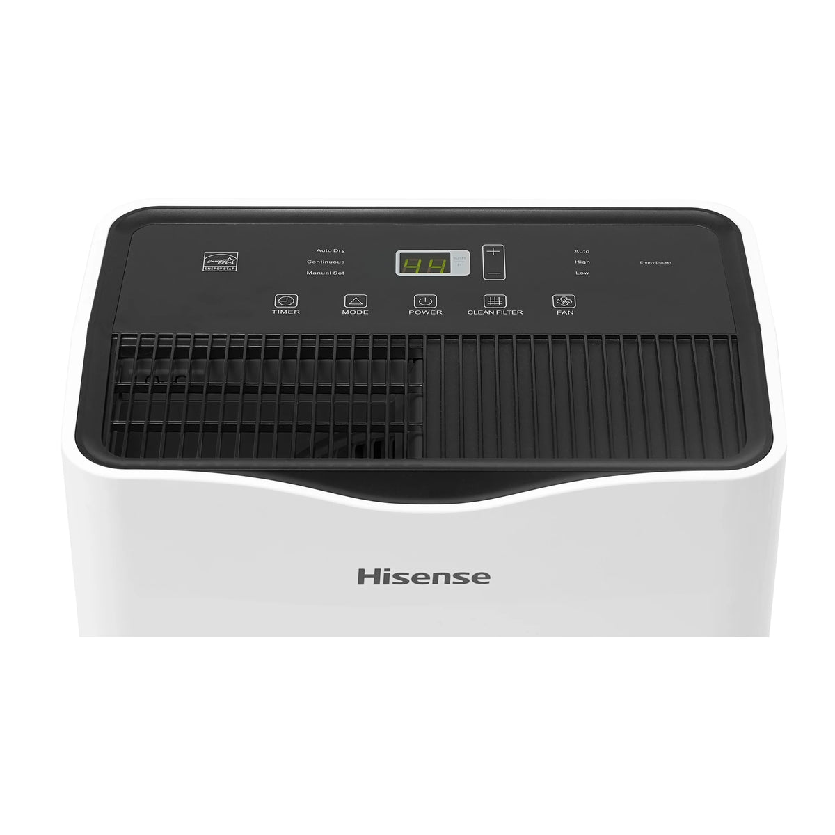 Hisense 35 Pint Dehumidifier 3,000 Sq. Ft for Multi-Scenario Use, Energy Star Certified, Easy Carry Handle, Low Noise Operation, Hassle-Free Water Removal, White (WHD3525)