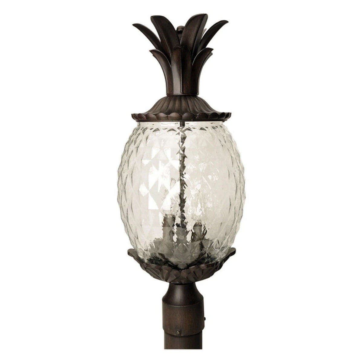 Acclaim 7517BK Lanai Collection 3-Light Post Mount Outdoor Light Fixture, Matte Black