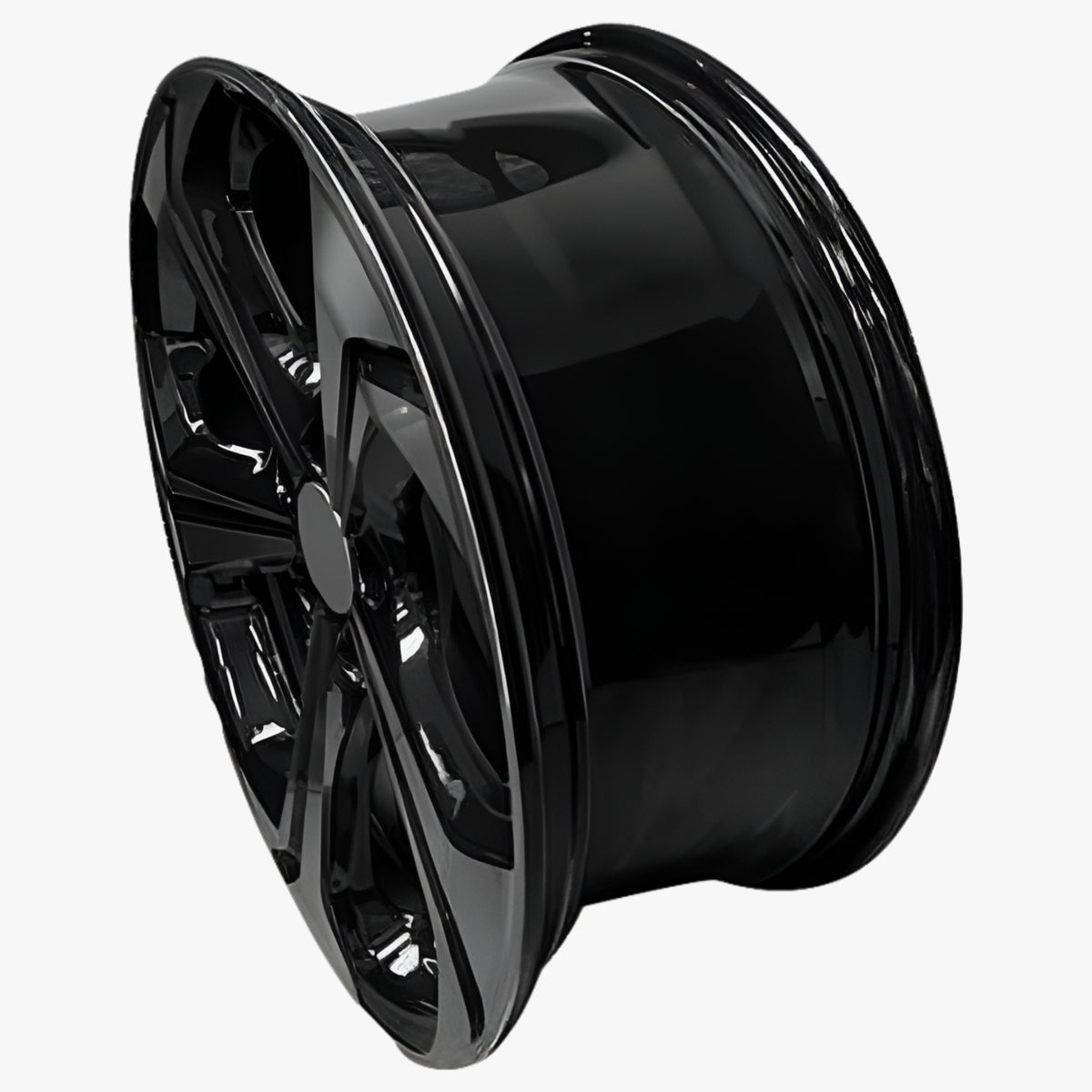 For 2014-2015 Honda Civic 18 Inch Black Machine Face (Diamond Cut) Black Rim - OE Direct Replacement - Road Ready Car Wheel
