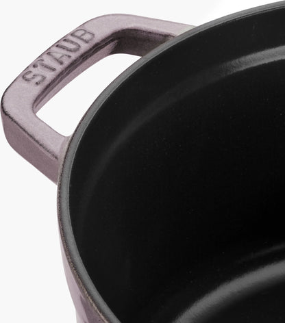 Staub Cast Iron 5.5-qt Round Cocotte - Cherry