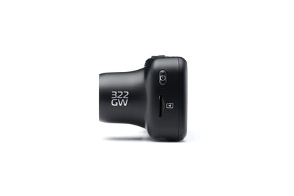 Nextbase 322GW Dash Cam, Black, 2.5" HD IPS, 1080p, Wi-Fi, GPS, Bluetooth, 1 Pack