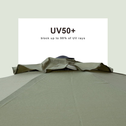 Tempera 9FT Auto Tilt patio umbrella