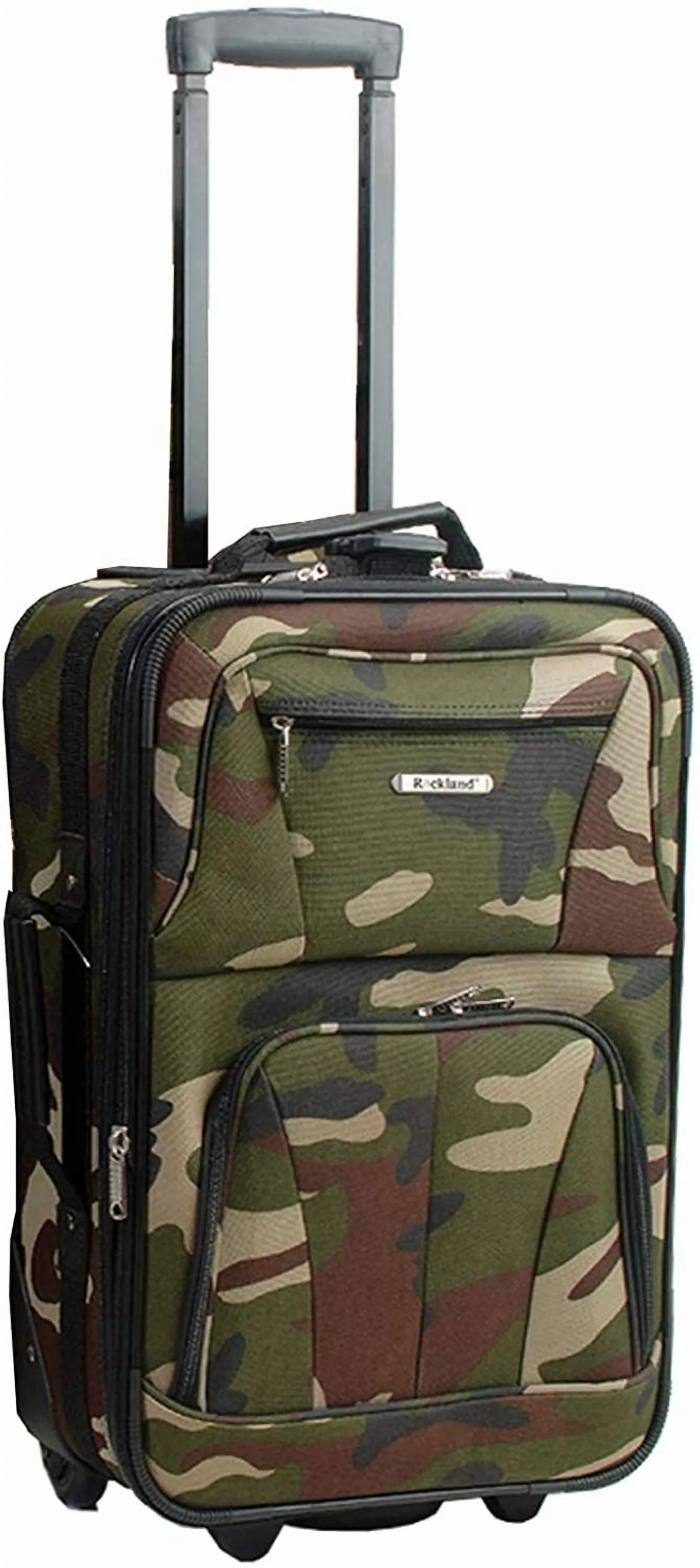 Rockland Luggage Journey 4 Piece Softside Expandable Luggage Set, F32