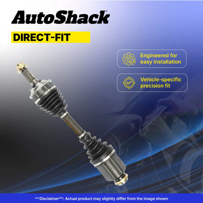 AutoShack Front CV Axle Shafts | Replacement for 2006-2010 Jeep Commander 2005-2010 Jeep Grand Cherokee | 2-PC