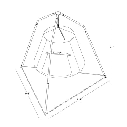 Sportspower BluPod XL Floating Tent Swing