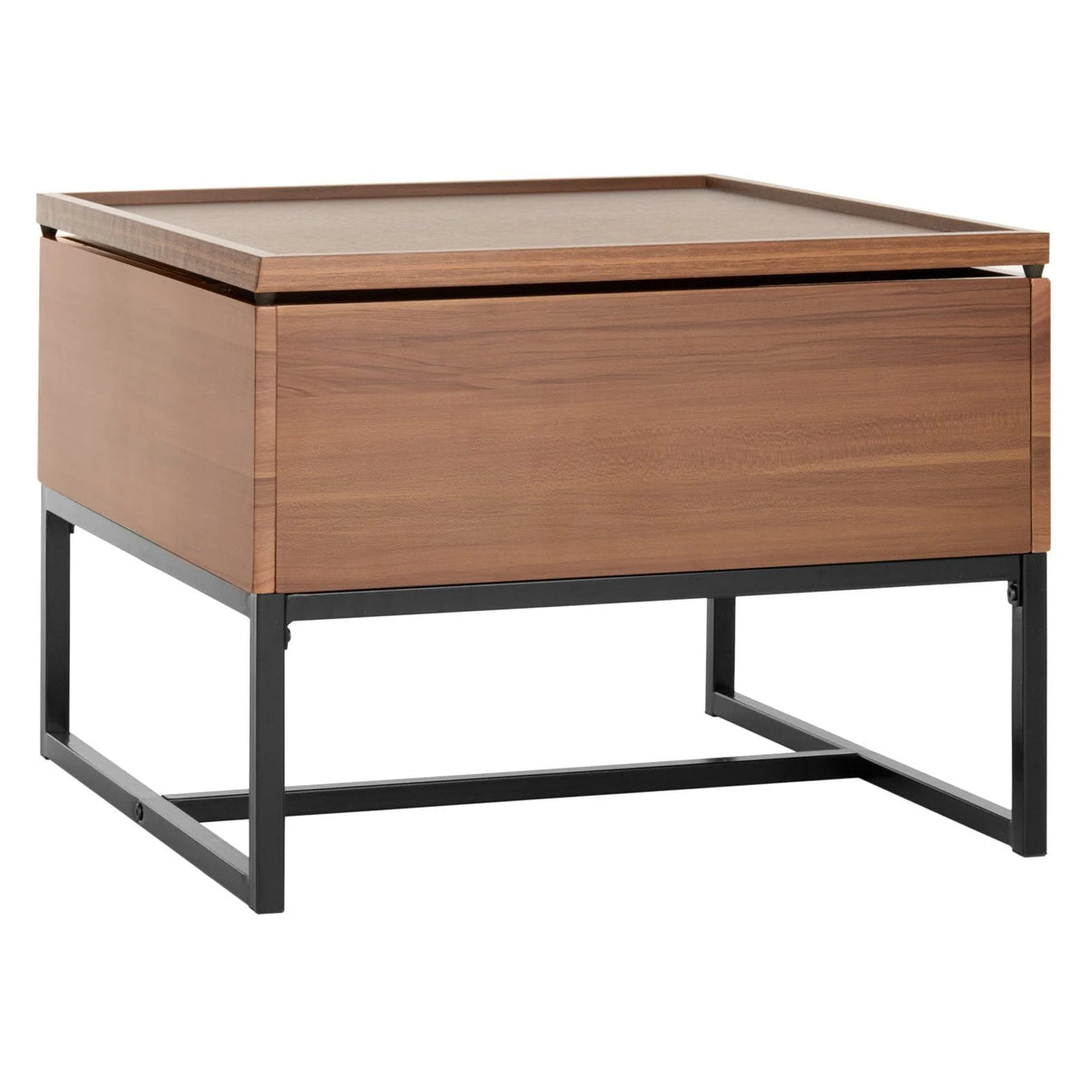 Safavieh Kristie Contemporary Lift-Top Coffee Table, Dark Oak/Black