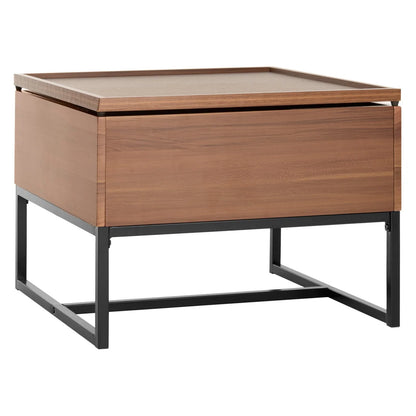 Safavieh Kristie Contemporary Lift-Top Coffee Table, Dark Oak/Black