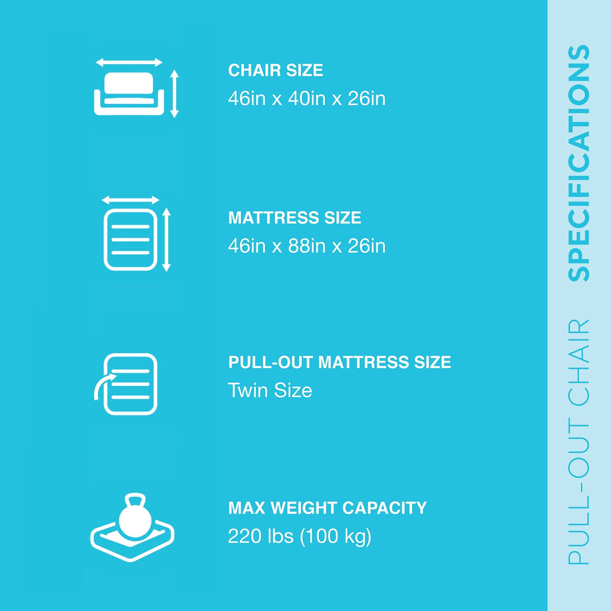 Intex Inflatable Pull Out Sofa Chair Sleeper w/ Twin Sized Air Mattress (3 Pack)