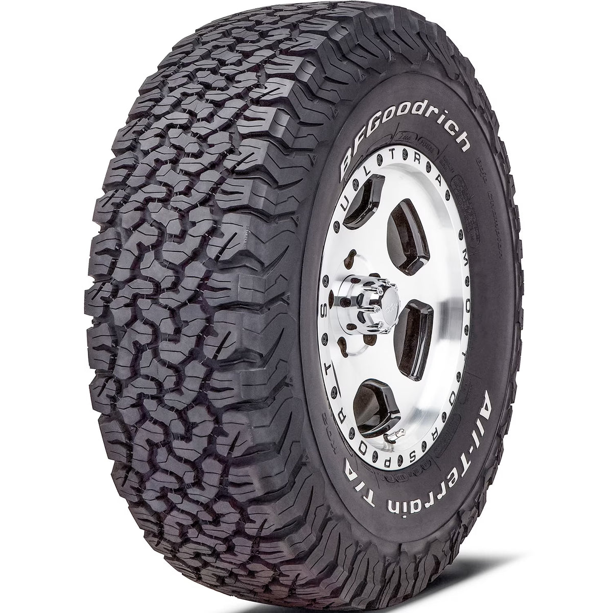 BFGoodrich All-Terrain T/A KO2 LT 265/70R17 112/109S C 6 Ply AT A/T Tire Fits: 2017 Chevrolet Silverado 1500 WT, 2014-15 Chevrolet Silverado 1500 WT