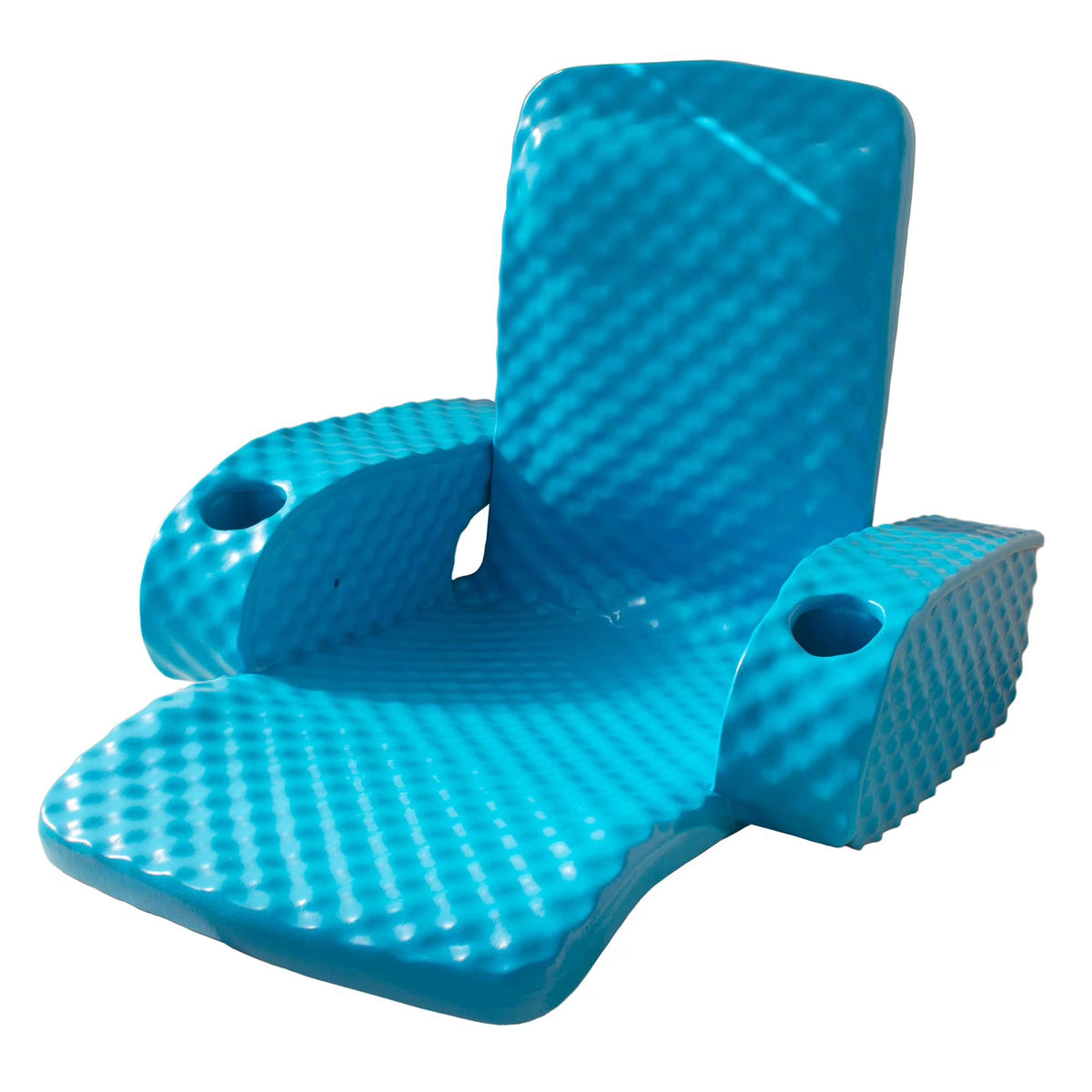 TRC Recreation Baja Folding Armchair Swimming Pool Float, Tropical Teal