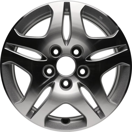 Remanufactured Machined and Sparkle Silver Aluminum Wheel 16 x 7 42700SHJA91 fits 2005-2010 Honda Odyssey