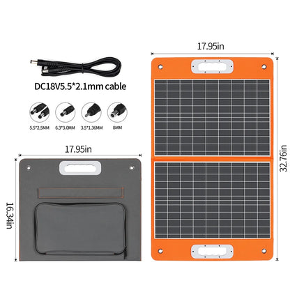 Flashfish 200W Portable Power Station, 40800mAh Solar Generator, Portable Generator for Camping Travel Emergency