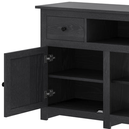 Uforic Farmhouse TV Stand for 75/80 Inch TV, Rustic Entertainment Center with Power Outlet, Storage Drawers, TV Console for Living Room, Oak