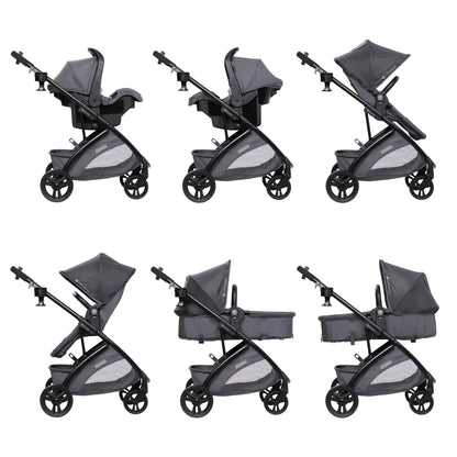 Baby Trend Sonar Switch Modular Travel System with EZ-Lift PLUS Infant Car Seat