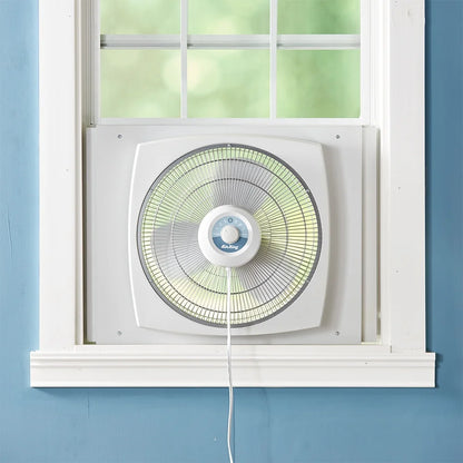 Air King Storm Guard 16" 3-Speed 1/16 HP Plastic Blade Ball Bearing Window Fan