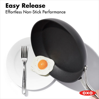 OXO Professional Hard Anodized Nonstick, 10 Piece Cookware Set, Induction, Black