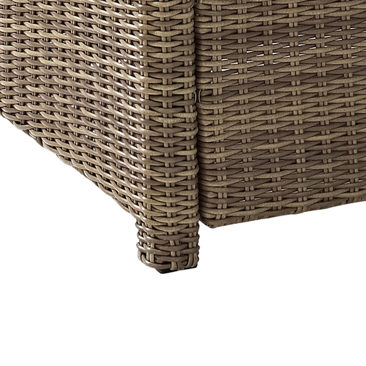 Crosley Brands Bradenton 2Pc Outdoor Wicker Chair Set Sand/Weathered Brown - 2 Arm Chairs
