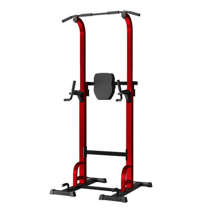 Station Stand Pull Up Bar for Gym Strength Training Workout Equipment，Red