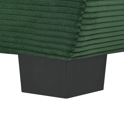 NYBOPAVIS 85.4" Corduroy Sofa, Oversized Loveseat Sofa Couch for Living Room Green
