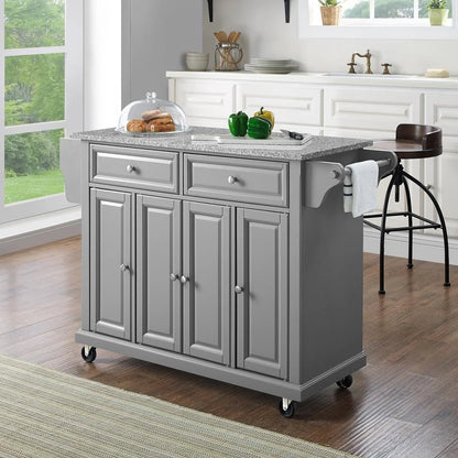 Crosley Full Size Kitchen Cart-Color:Grey