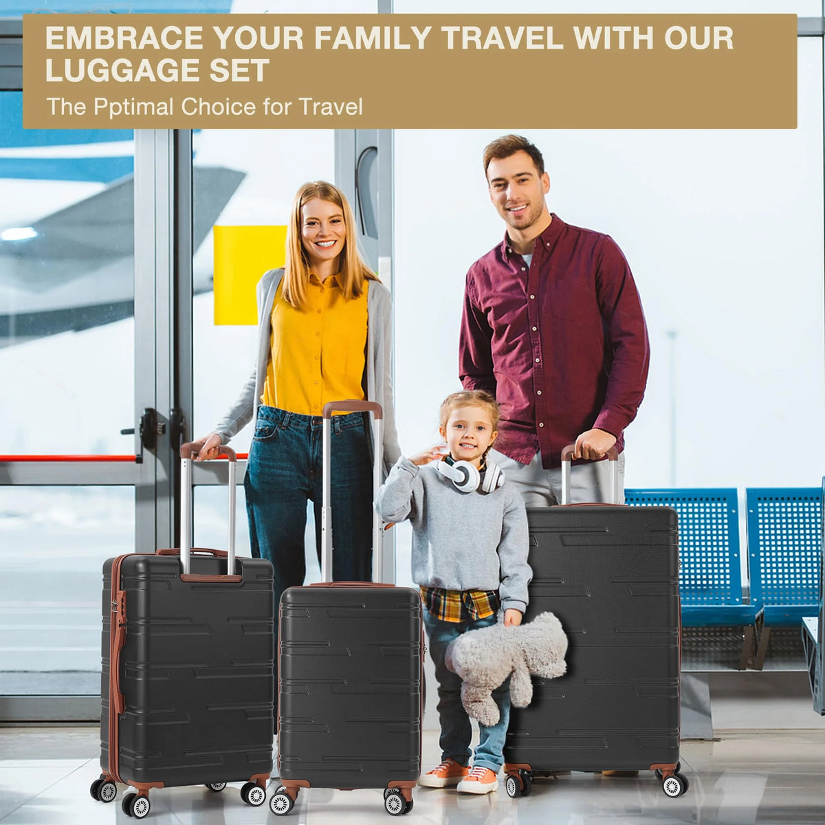 TROPOW Luggage Setss,Suitcases with Wheels,Luggage Expandable Suitcase 3 Piece Sets, Luggage Sets of 3 Piece Suitcase with Spinner Wheels, Hardshell Luggage 3 Piece Sets(20"/24"/28")