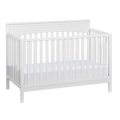 Oxford Baby Harper 4-in-1 Convertible Crib, Dove Gray, GREENGUARD Gold Certified, Wooden Crib