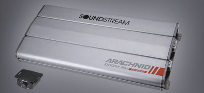 Soundstream AR1-5000D Monoblock Class D Arachnid Series Car Amplifier with Bass Remote
