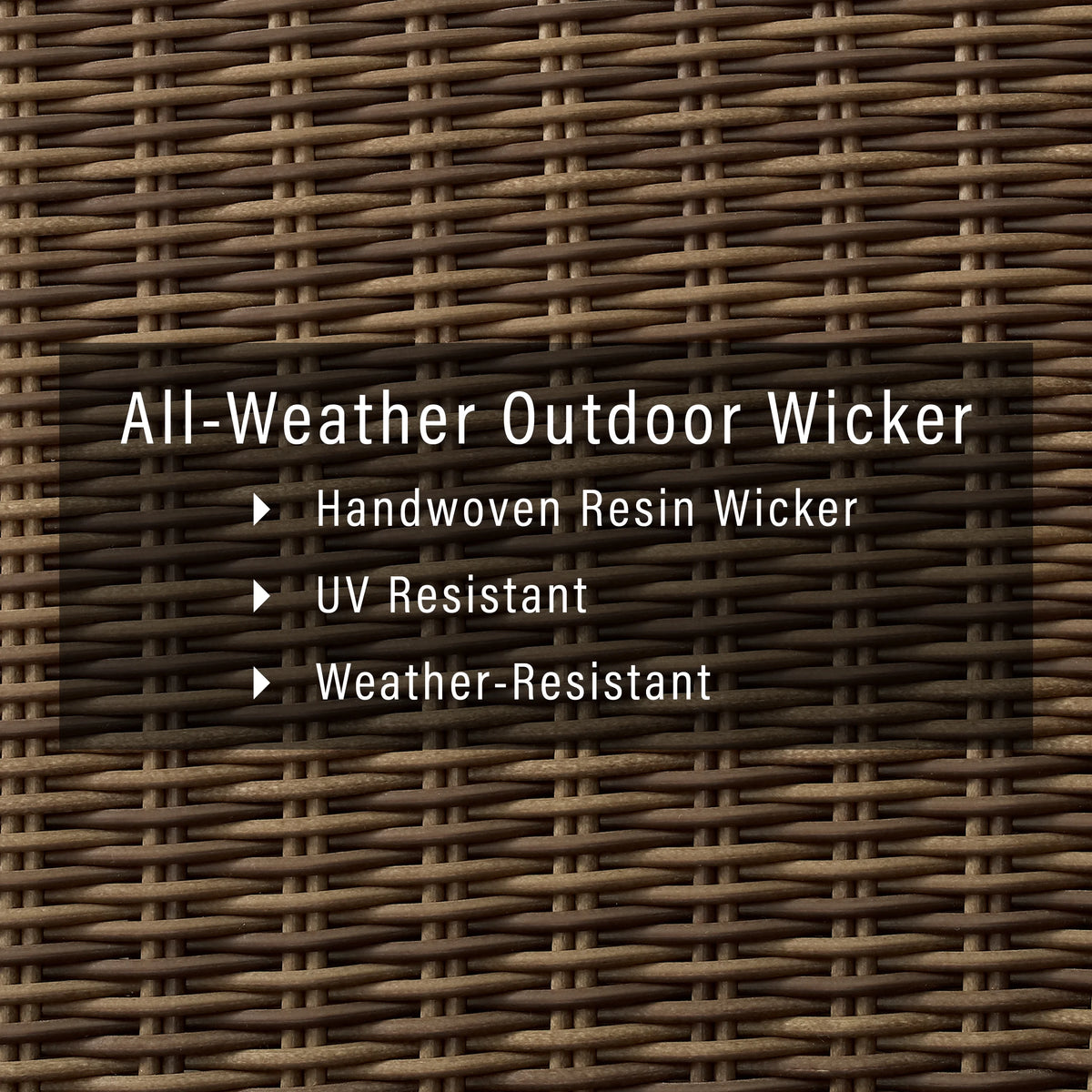 Crosley Brands Bradenton 2Pc Outdoor Wicker Chair Set Sand/Weathered Brown - 2 Arm Chairs