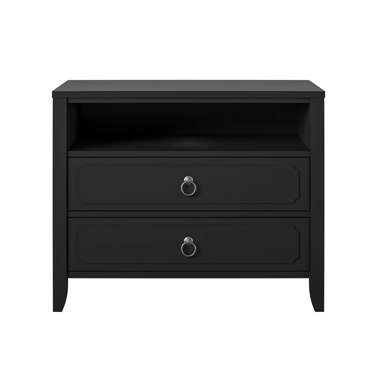 Her Majesty 2 Drawer Nightstand, Mustard Yellow