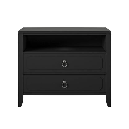 Her Majesty 2 Drawer Nightstand, Mustard Yellow