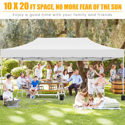 Hoteel 10x15 Heavy Duty Canopy Tent with 4 Sidewalls,Pop up Canopy for Parties Wedding,Commercial Easy up Gazebo with Roller Bag,UV 50+ &,Black