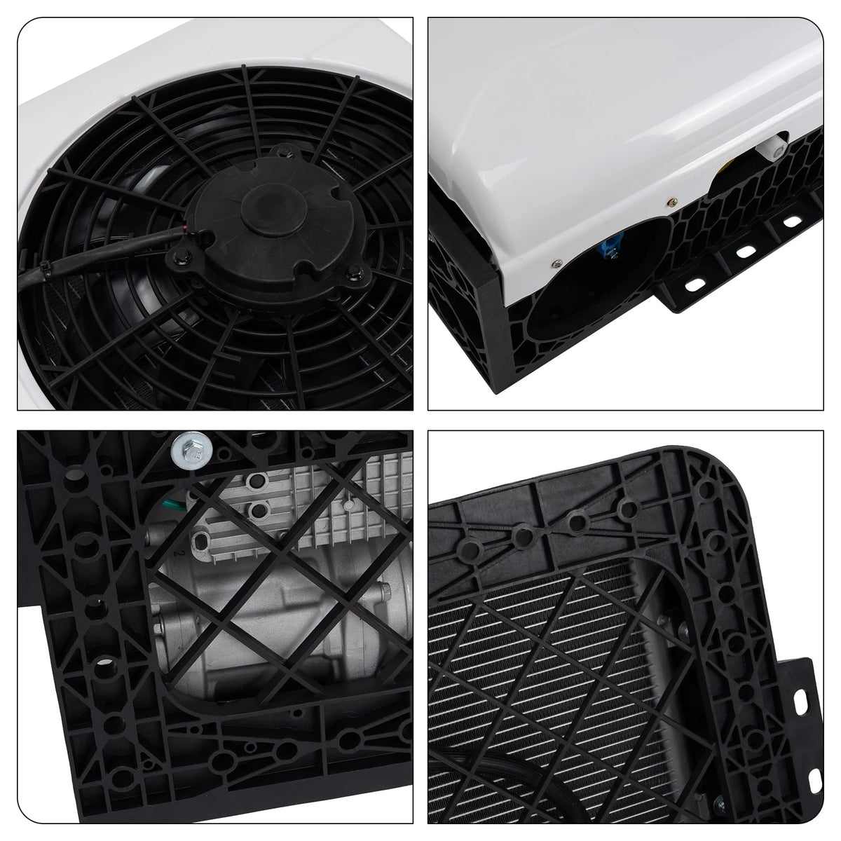 12V 12000BTU Truck Cab Air Conditioner Split AC for Semi Trucks Bus RV Caravan Motorhome