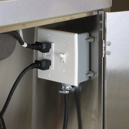 Electric Portable Sink, with Hot Water Heater and Pump - Movable Steel Hand Washing Sink