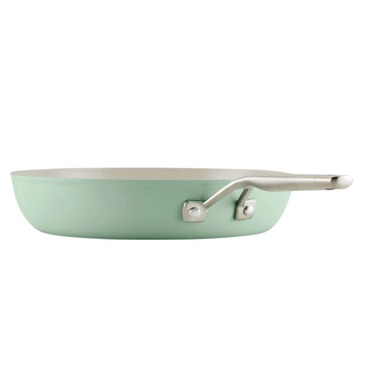 KitchenAid Hard Anodized 10 Pcs Ceramic Nonstick Cookware Pots and Pans Set, Oven Safe to 500��F, Pistachio
