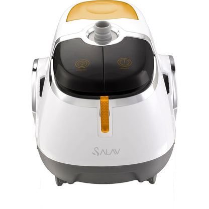 SALAV? GS45-DJ Professional Series Dual Bar Garment Steamer with Foot Pedals, Silver