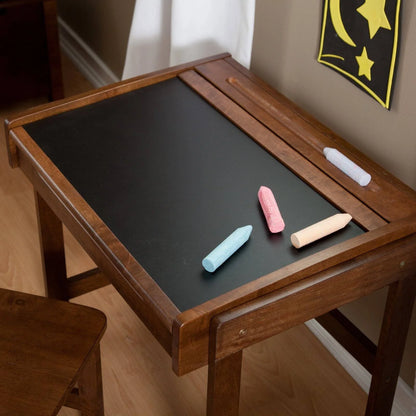 Lipper International Chalkboard Kids Desk and Chair Set
