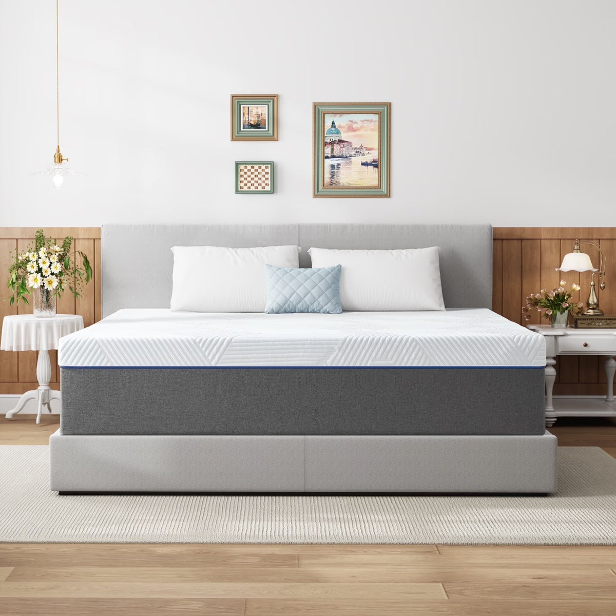 Twin Mattress, ZETDIY 8" Twin Memory Foam Mattress Made in USA