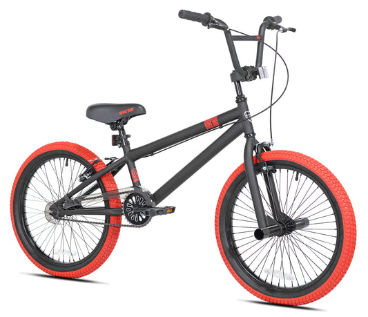 20" Dread Boy's BMX Bike, Black/Red
