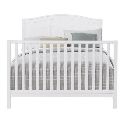 Oxford Baby North Bay 4-in-1 Convertible Crib, Snow White, GREENGUARD Gold Certified, Wooden Crib