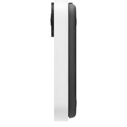 Google Nest Doorbell (Wired, 2nd gen) - Video Doorbell Camera - Doorbell Security Camera - Snow