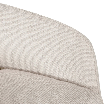 Better Homes & Gardens Juliet Office Chair, Ivory Boucle and Matte Black