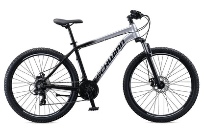 Schwinn AL Comp 27.5 inch Men's Mountain Bike, 21 Speed Adult Bicycle, Grey
