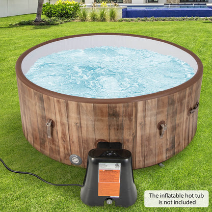 Costway Electric Heater Pump 1350W SPA Control Center for Bubble with Touch Panel