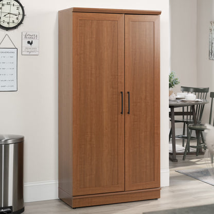 Sauder Homeplus Storage Cabinet, Sienna Oak Finish