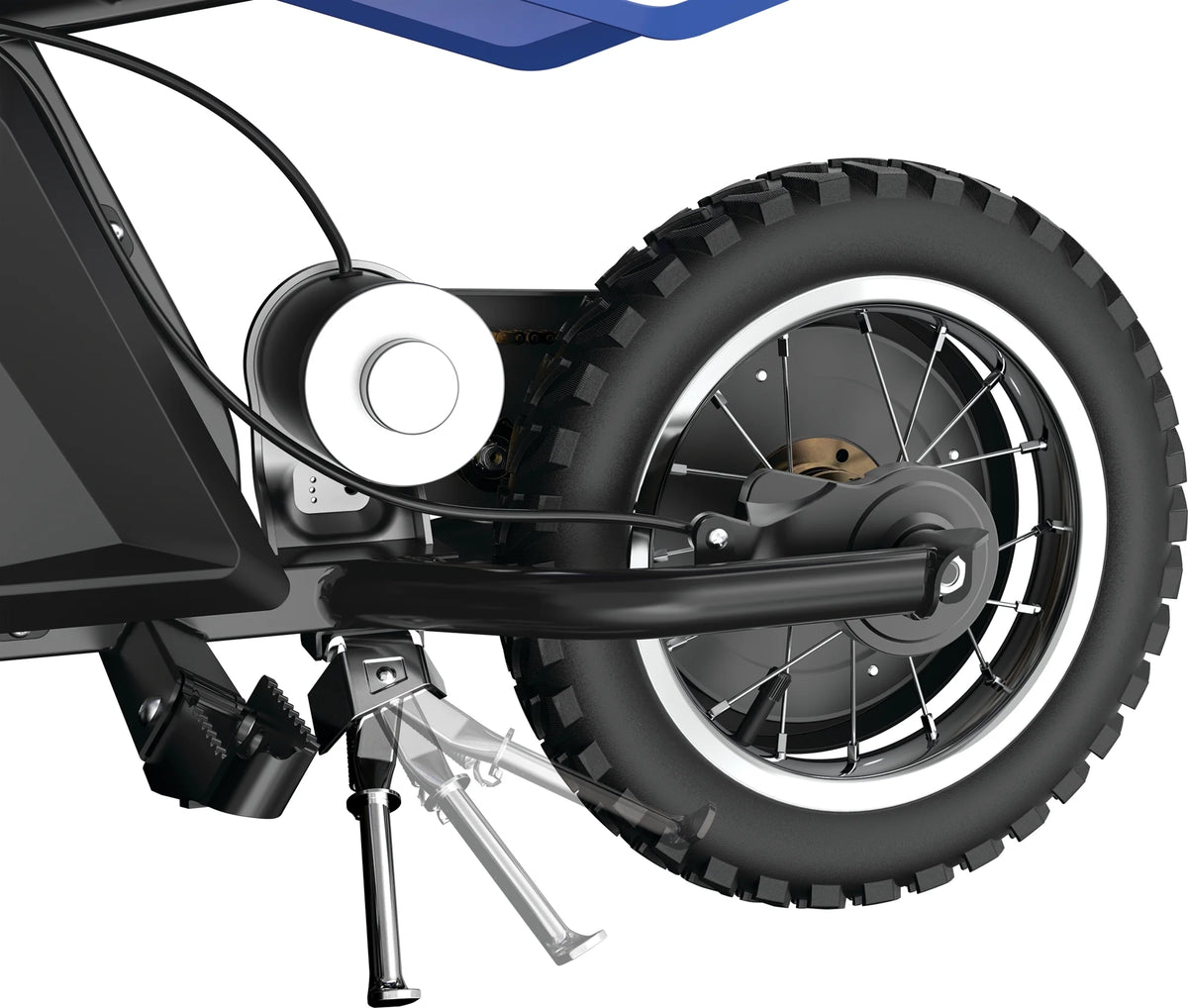 Razor Dirt Rocket MX125 Electric-Powered Dirt Bike - Black with Decal Included, for Child 5+