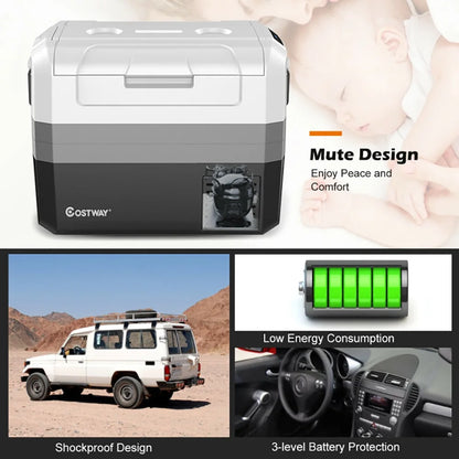 Kepooman Portable Cooler,Camping Cooler,58 Quart Portable Electric Camping Car Cooler