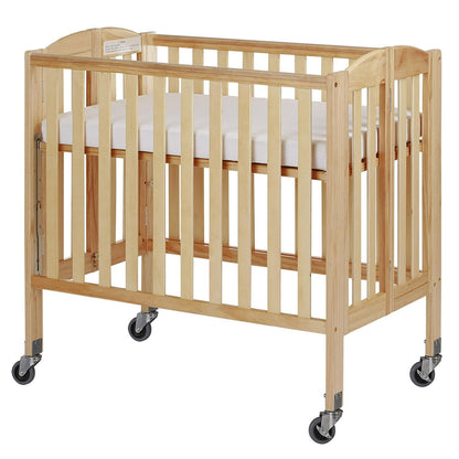 Dream On Me Birch 3-in-1 Folding Portable Mini Crib. Natural