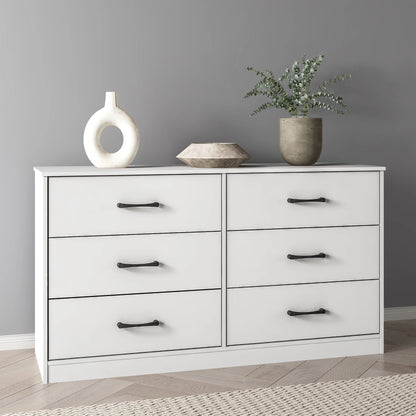 Mainstays Ardent 6 Drawer Dresser, White